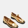 Delancy de cuero dorado Delancy de cuero dorado