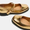 Delancy de cuero dorado Delancy de cuero dorado