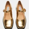 Delancy de cuero dorado Delancy de cuero dorado