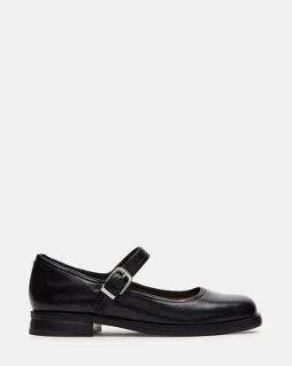 Delancy de cuero negro