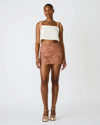 Falda Cindi Mocha Heather