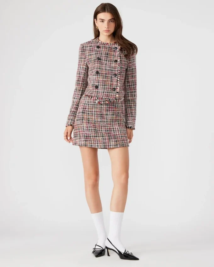 Falda Mattea Rojo multicolor