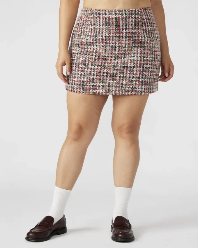 Falda Mattea Rojo multicolor