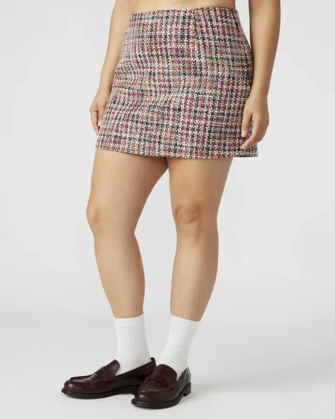 Falda Mattea Rojo multicolor