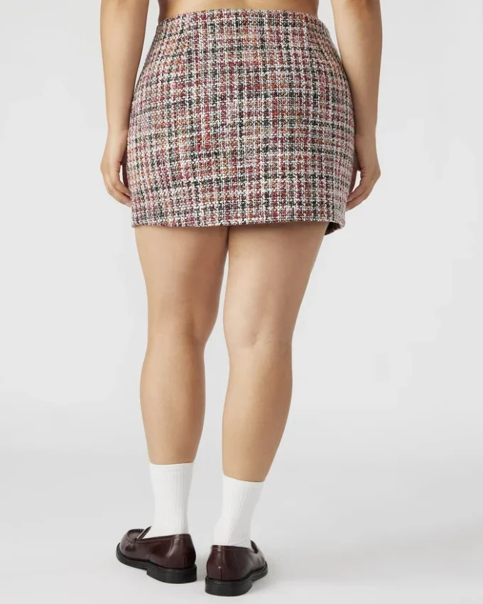 Falda Mattea Rojo multicolor