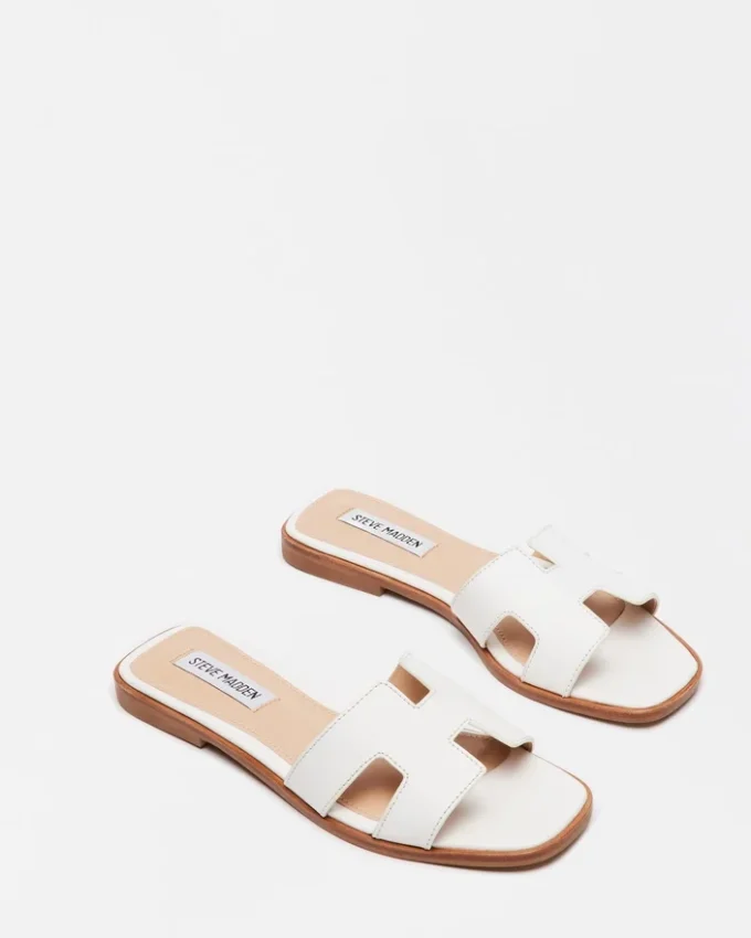 Hadyn de cuero blanco