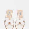 Hadyn de cuero blanco