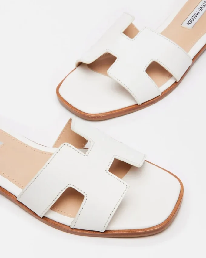 Hadyn de cuero blanco