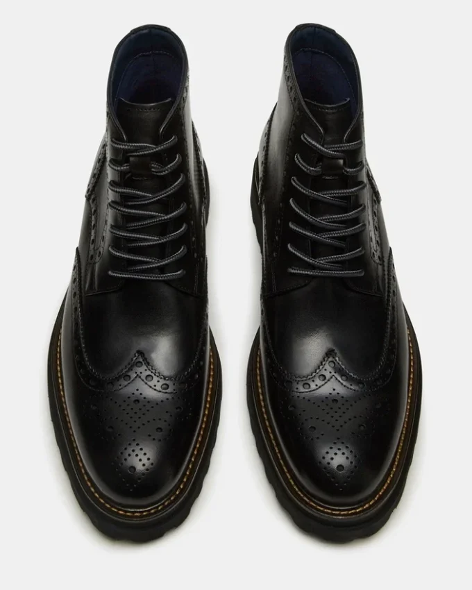 Koda de cuero negro Koda de cuero negro