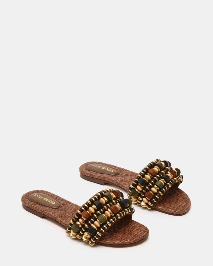 Marika Beads de rafia marrón Marika Beads de rafia marrón