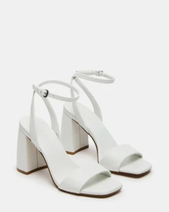 Messa de cuero blanco