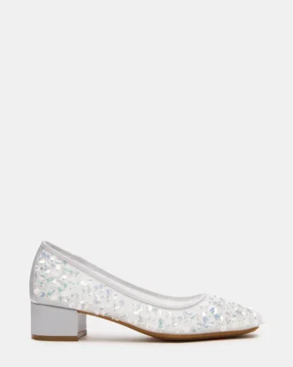 Mollie con lentejuelas plateadas