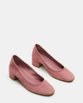 Mollie de gamuza malva
