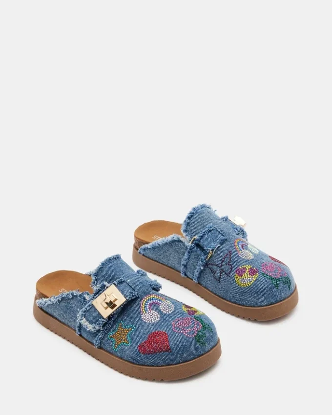 Niños Moneyy Denim Multi Rhinestones Niños Moneyy Denim Multi Rhinestones