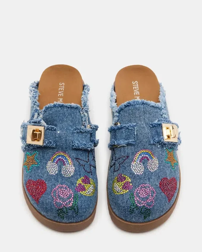 Niños Moneyy Denim Multi Rhinestones Niños Moneyy Denim Multi Rhinestones