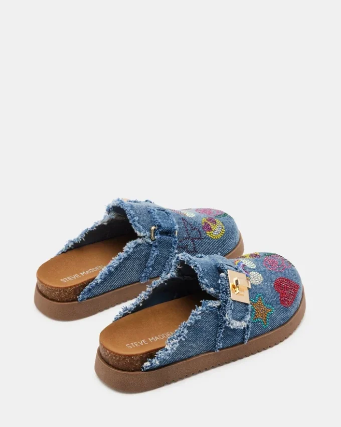 Niños Moneyy Denim Multi Rhinestones Niños Moneyy Denim Multi Rhinestones