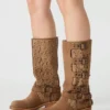Nubuck floral Rocky color tostado Nubuck floral Rocky color tostado