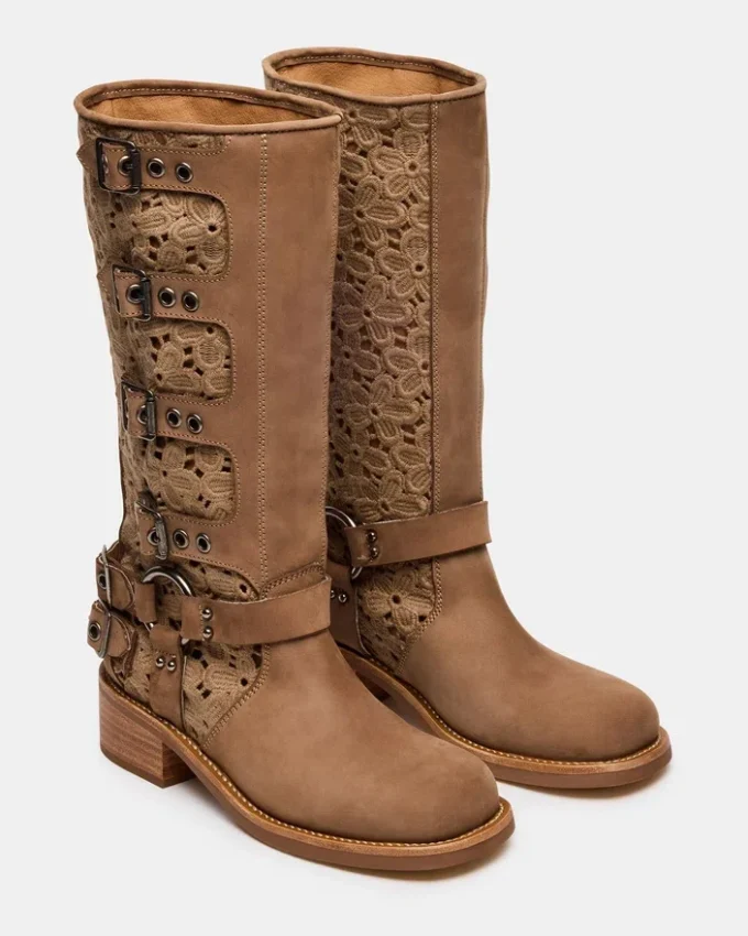 Nubuck floral Rocky color tostado Nubuck floral Rocky color tostado