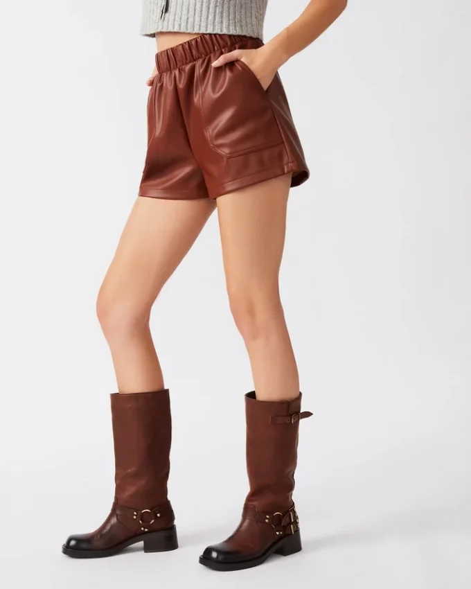 Pantalón corto Faux the Record Cognac