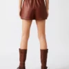 Pantalón corto Faux the Record Cognac