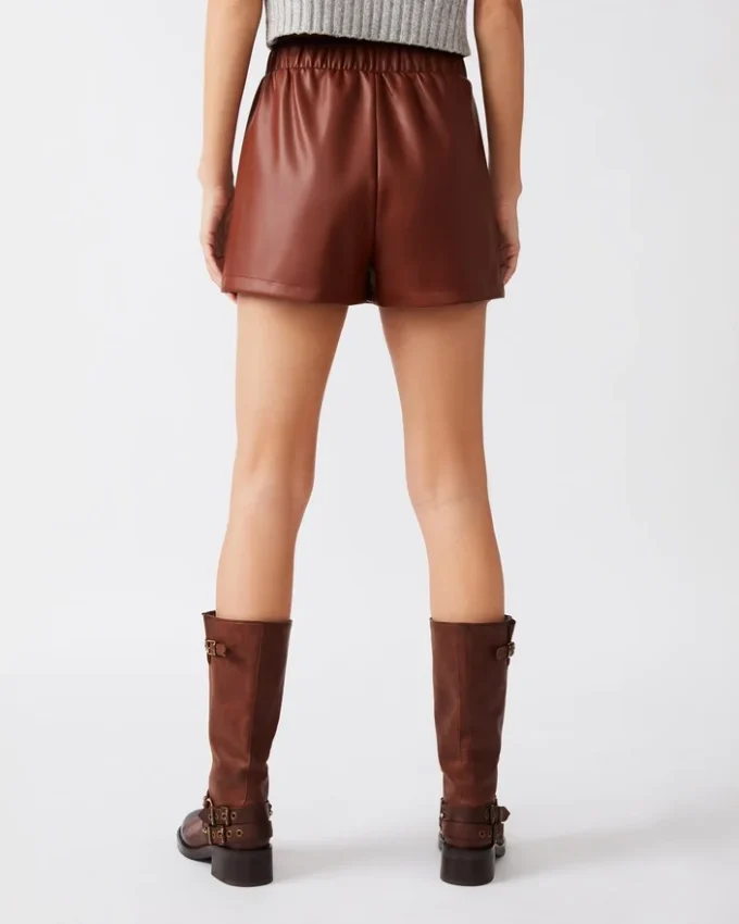 Pantalón corto Faux the Record Cognac