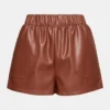 Pantalón corto Faux the Record Cognac
