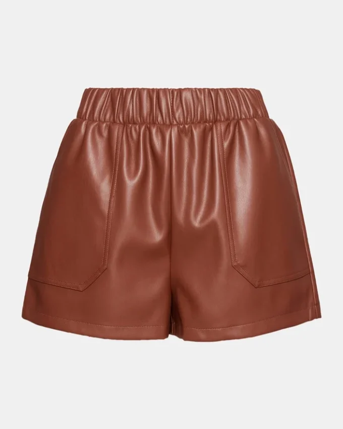 Pantalón corto Faux the Record Cognac