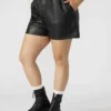 Pantalón corto Faux the Record negro Pantalón corto Faux the Record negro