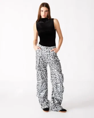 Pantalón Duo Sequin Leopard Pantalón Duo Sequin Leopard