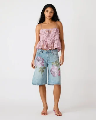 Pantalones cortos Kesha azul brisa marina