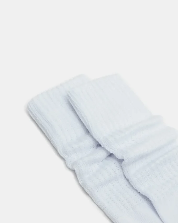 Paquete de 2 pares de calcetines holgados blancos