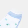 Paquete de 3 pares de calcetines con estampado floral en blanco y multicolor