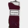 Paquete de 3 pares de calcetines cortos de terciopelo con lazo Folly Cherry Paquete de 3 pares de calcetines cortos de terciopelo con lazo Folly Cherry
