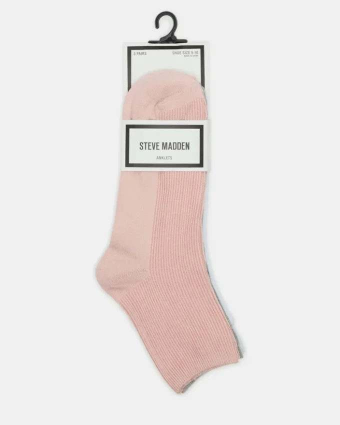 Paquete de 3 pares de calcetines tobilleros