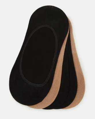 Paquete de 5 pares de calcetines de microfibra lisos
