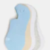 Paquete de 5 pares de calcetines de zapatillas Zoe azul claro Paquete de 5 pares de calcetines de zapatillas Zoe azul claro