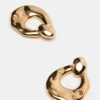 Pendientes «Door Knocker» dorados