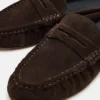Rafe de gamuza marrón chocolate