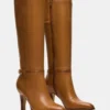 Rhett de cuero color canela