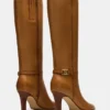 Rhett de cuero color canela