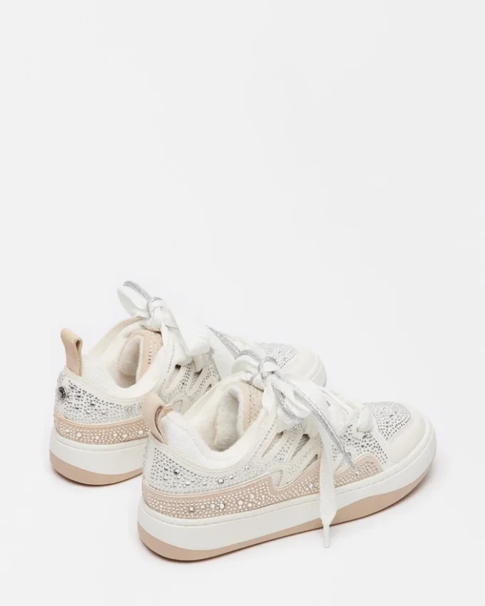 Roaring White Rhinestones