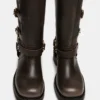 Rocky Brown, pantalon de pierna ancha desgastado