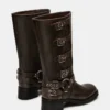 Rocky Brown, pantalon de pierna ancha desgastado