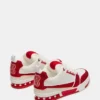 Rojo skater/Blanco con pedrería Rojo skater/Blanco con pedrería