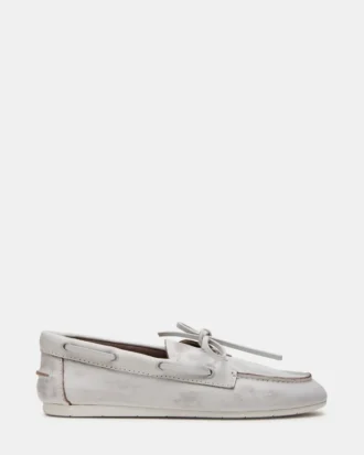Sag de cuero blanco