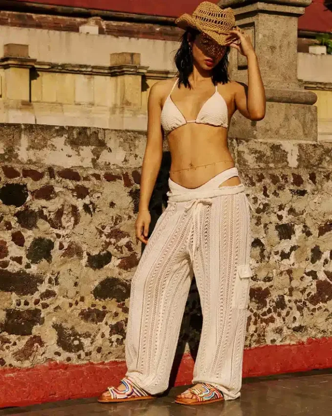 Braguita de bikini de ganchillo Pearl