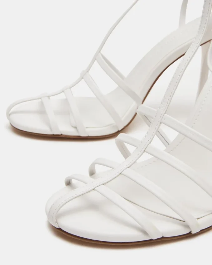 Tildah de cuero blanco Tildah de cuero blanco