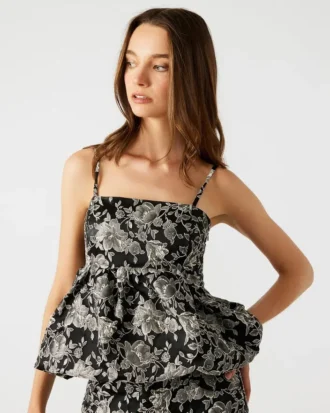 Top Bodi Negro Multicolor Top Bodi Negro Multicolor