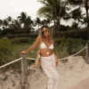 Top de bikini de croché Pearl Top de bikini de croché Pearl