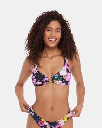 Top de bikini multicolor Dazey Fields